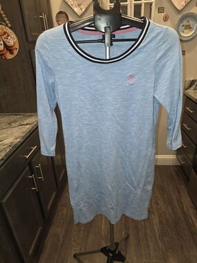U.S. Polo Assn. Light Blue Tunic with Pink Logo